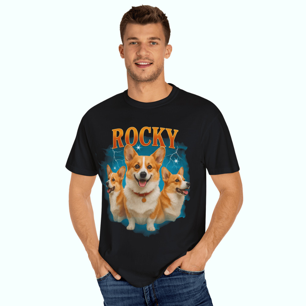 Custom Dog TShirt With Pet Photo Name Personalized Dog Lover Gift For All Breeds 5