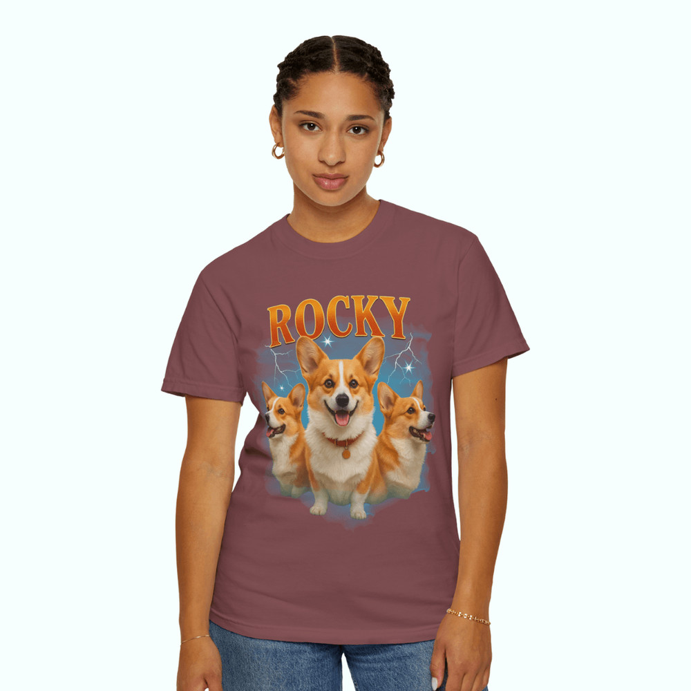 Custom Dog TShirt With Pet Photo Name Personalized Dog Lover Gift For All Breeds 6