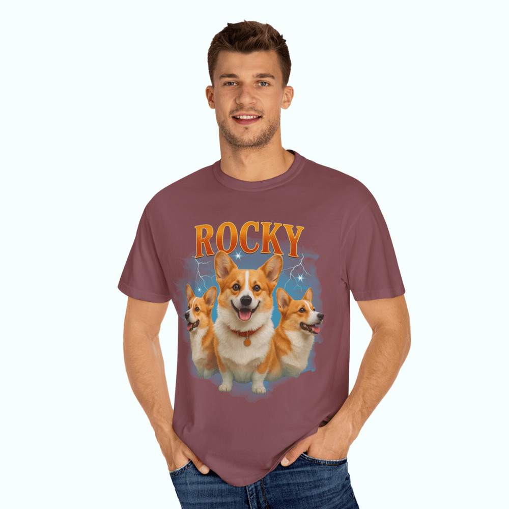 Custom Dog TShirt With Pet Photo Name Personalized Dog Lover Gift For All Breeds 7