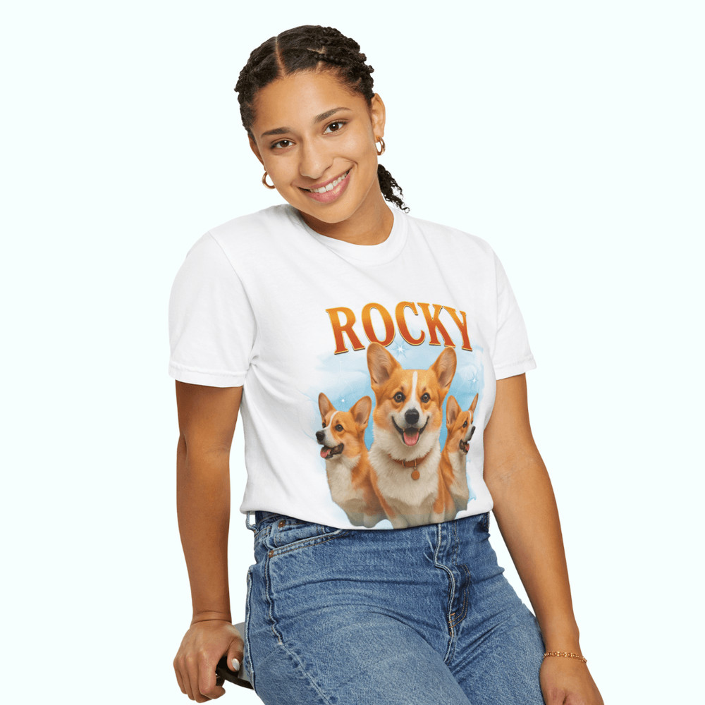 Custom Dog TShirt With Pet Photo Name Personalized Dog Lover Gift For All Breeds 9