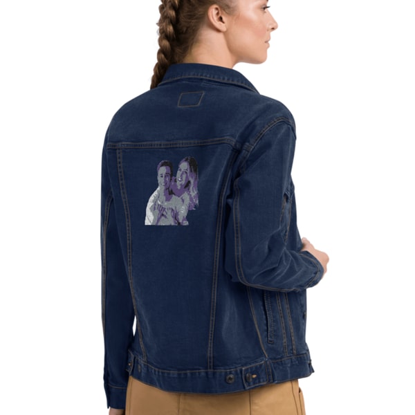 Custom Jacket Photo Frame Custom Embroidered Denim Jacket with Photo – Personalized Gi | Inspire ...