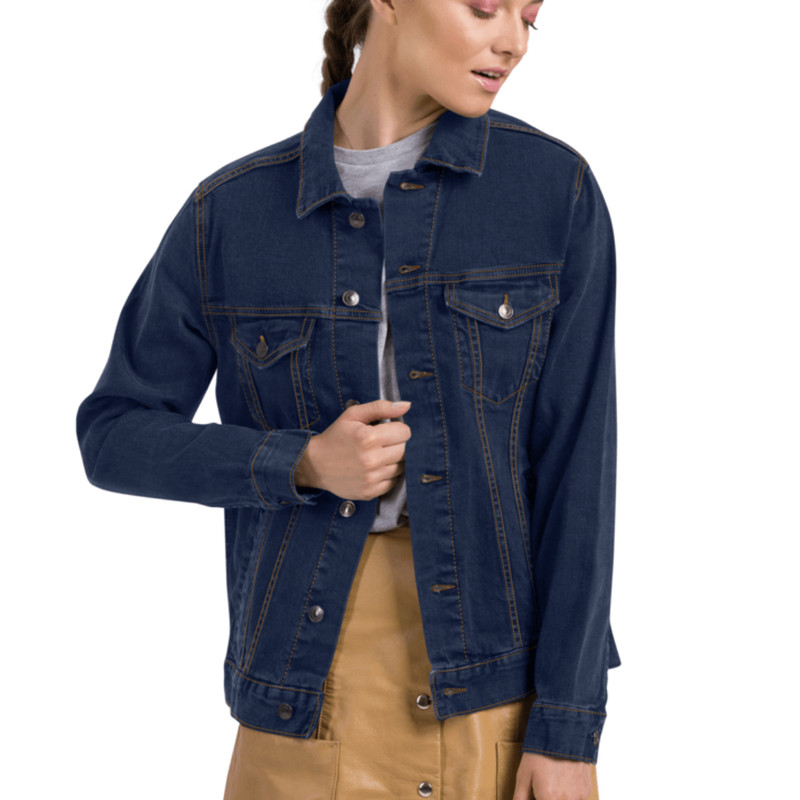 Custom Embroidered Denim Jacket With Photo Personalized Gift For Couples 12