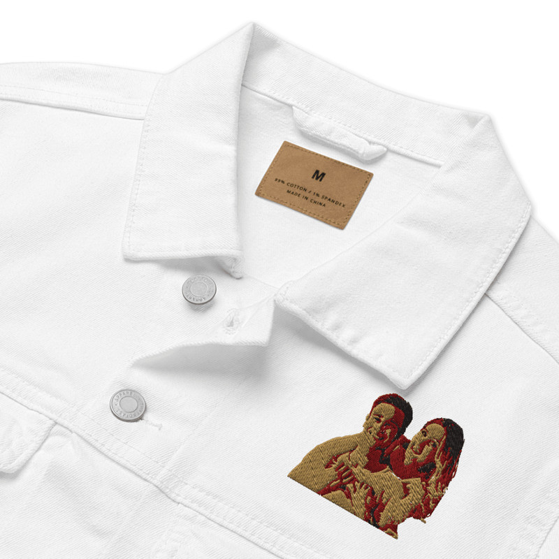 Custom Embroidered Denim Jacket With Your Photo 8