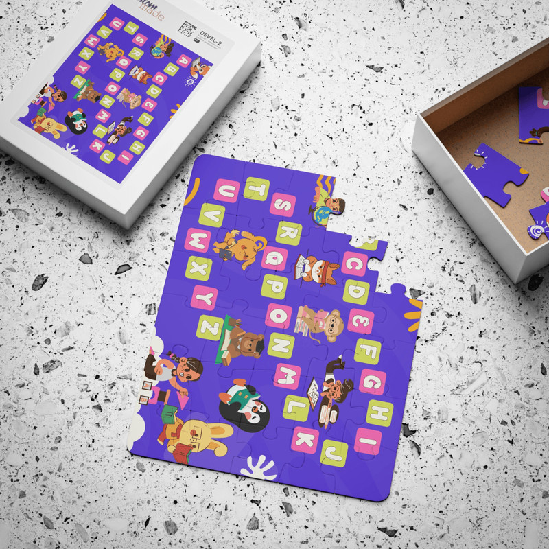 Kids Alphabet Puzzle Fun Educational ABC Learning Game For Toddlers Preschoolers 0