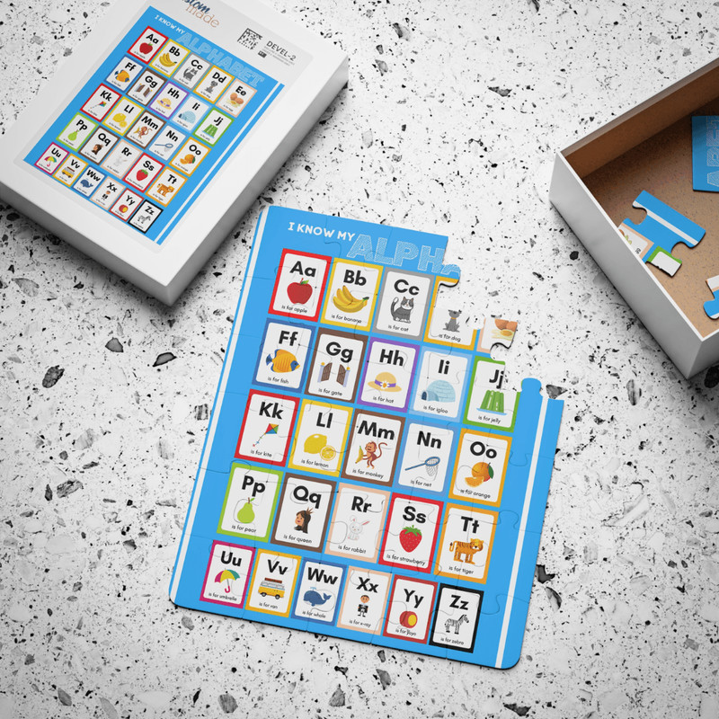 Fun  Educational Kids Alphabet Puzzle  Learn AZ 0