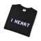 I HEART Glitch TShirt Black Unisex Retro Vaporwave Graphic Tee For Men Women 2