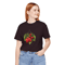 Oxblood Black TShirt With Cherry Fruit Print  Botanical Graphic Tee  Unisex NatureInspired Casual C 4