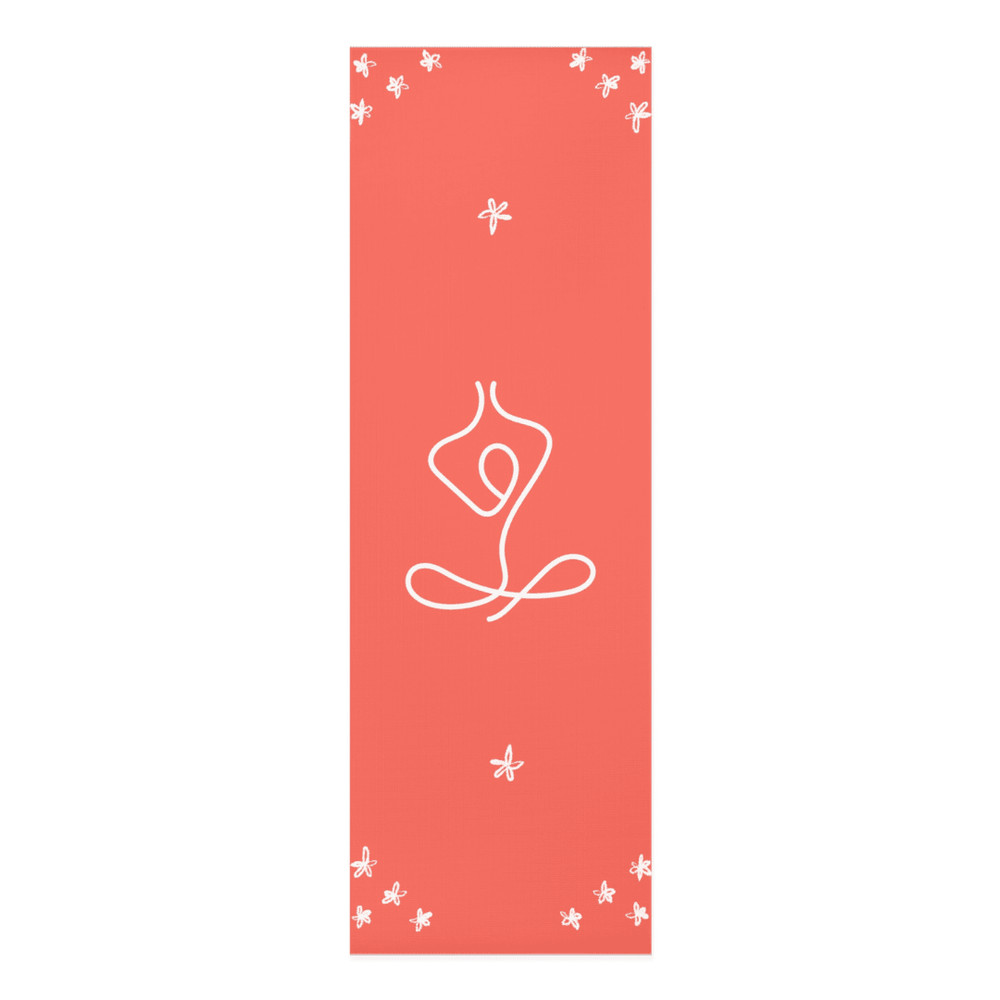 NonSlip Foam Yoga Mat For Sweaty Hands Warm Coral Peach Extra Grip SweatResistant Lightweight For 0