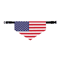 American Flag Dog Bandana Adjustable Patriotic Pet Accessory For Dogs USA Flag Print 4th Of July O 2