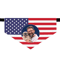 Custom American Flag Dog Bandana With Personalized Photo Unique Patriotic Pet Accessory 1