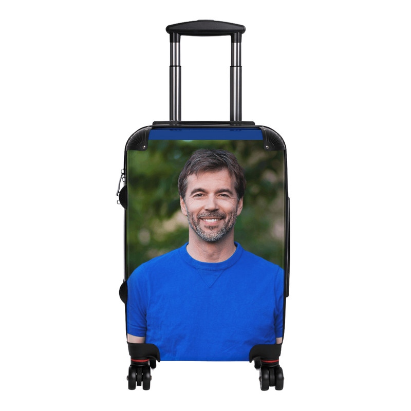 Custom Photo Suitcase Personalized Luggage With Your Picture 0