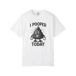 funny i pooped today shirt – poop emoji graphic tee – gag gift t-shirt for men & women