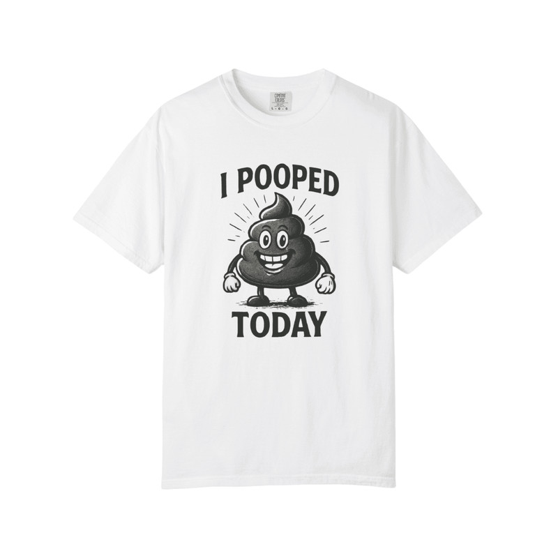 Funny I Pooped Today Shirt  Poop Emoji Graphic Tee  Gag Gift TShirt For Men  Women 0