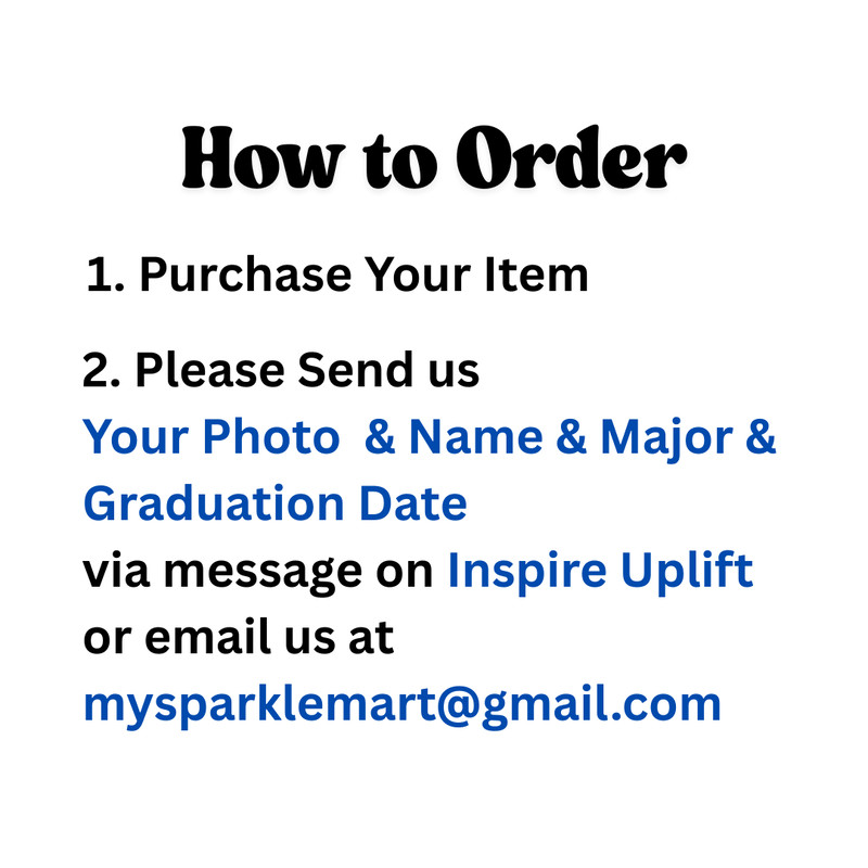 Custom Graduation Poster With Photo Name Degree Message Personalized Canvas Wall Art Gift For Gra 7