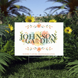 custom signs for yard – gifts & presents for the garden