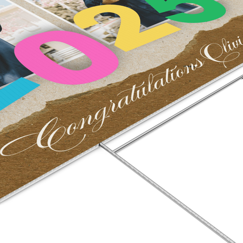 Personalized Graduation Yard Sign With Picture Custom 2025 Congrats Grad Sign For Outdoor Celebrat 5