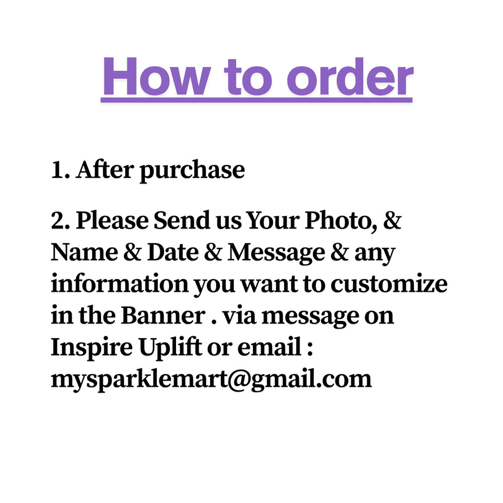 Personalized Birthday Banner Custom Matte 72 X 24 Banner With Name Photo 4