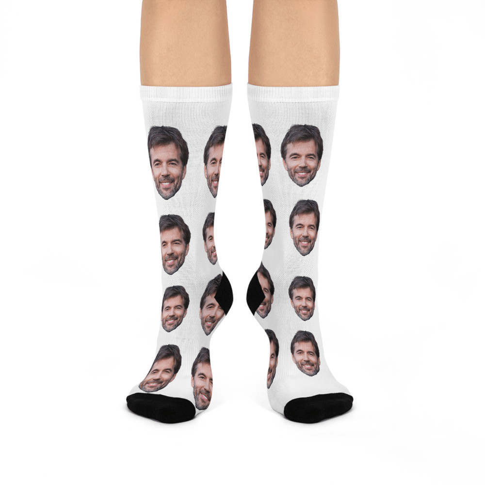 Custom Face Socks Funny Gift For Dad Personalized Socks For Fathers Day Or Birthday 1
