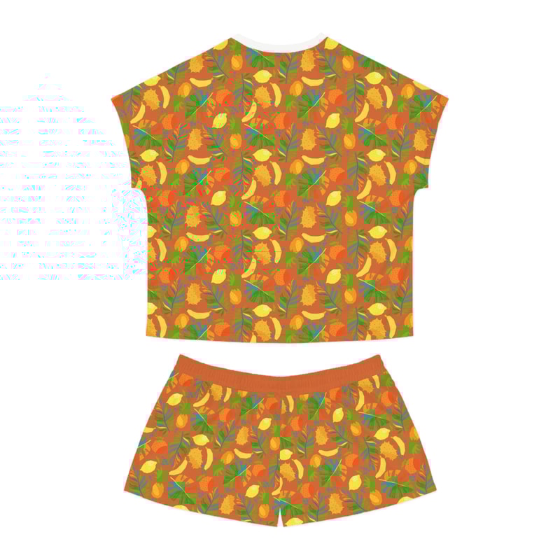 Cute Tropical Fruit Pajama Set For Women 6