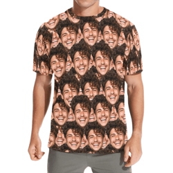 Custom Face T-Shirt – All Over Print Personalized Photo Shirt Gift