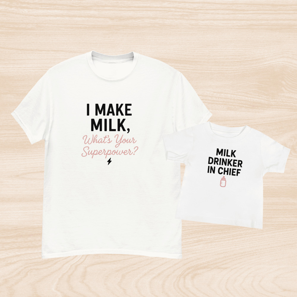 Mother Son Matching Clothes Breastfeeding Shirts For Mom Funny Mother Son Shirts 1