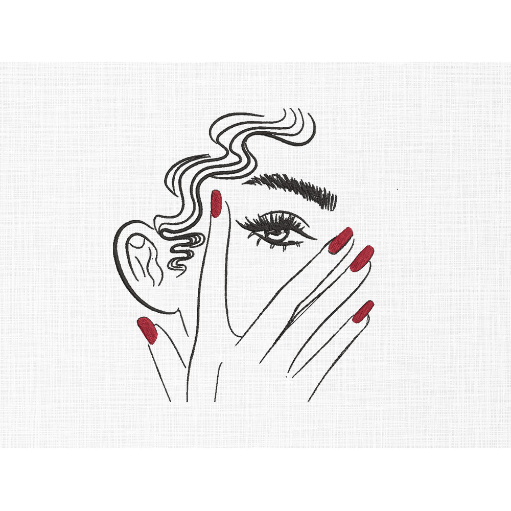 Women Embroidery Available Size In 4 5 6 8 Inches 1
