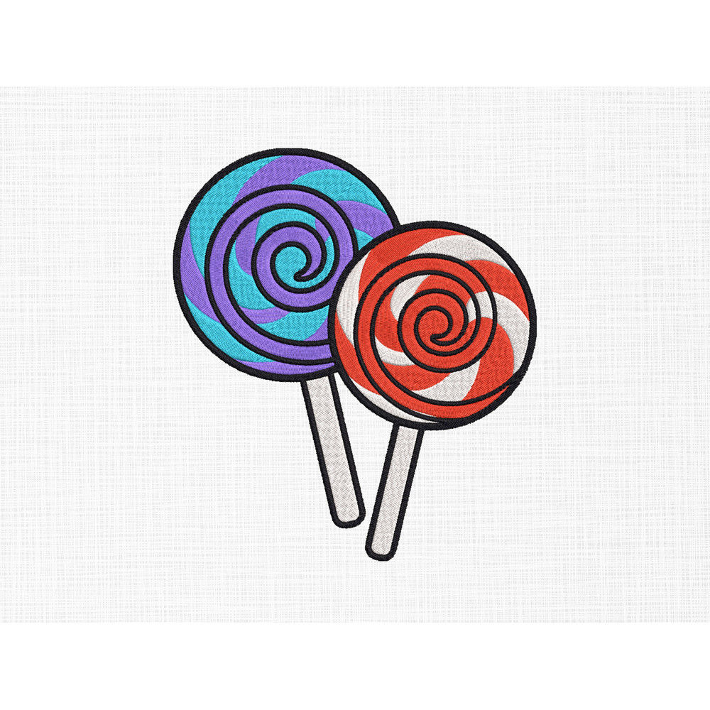 Candy Embroidery Sweet And Playful Design For Fun Crafting Available Size In 2 3 4 5 6 8 Inches 0