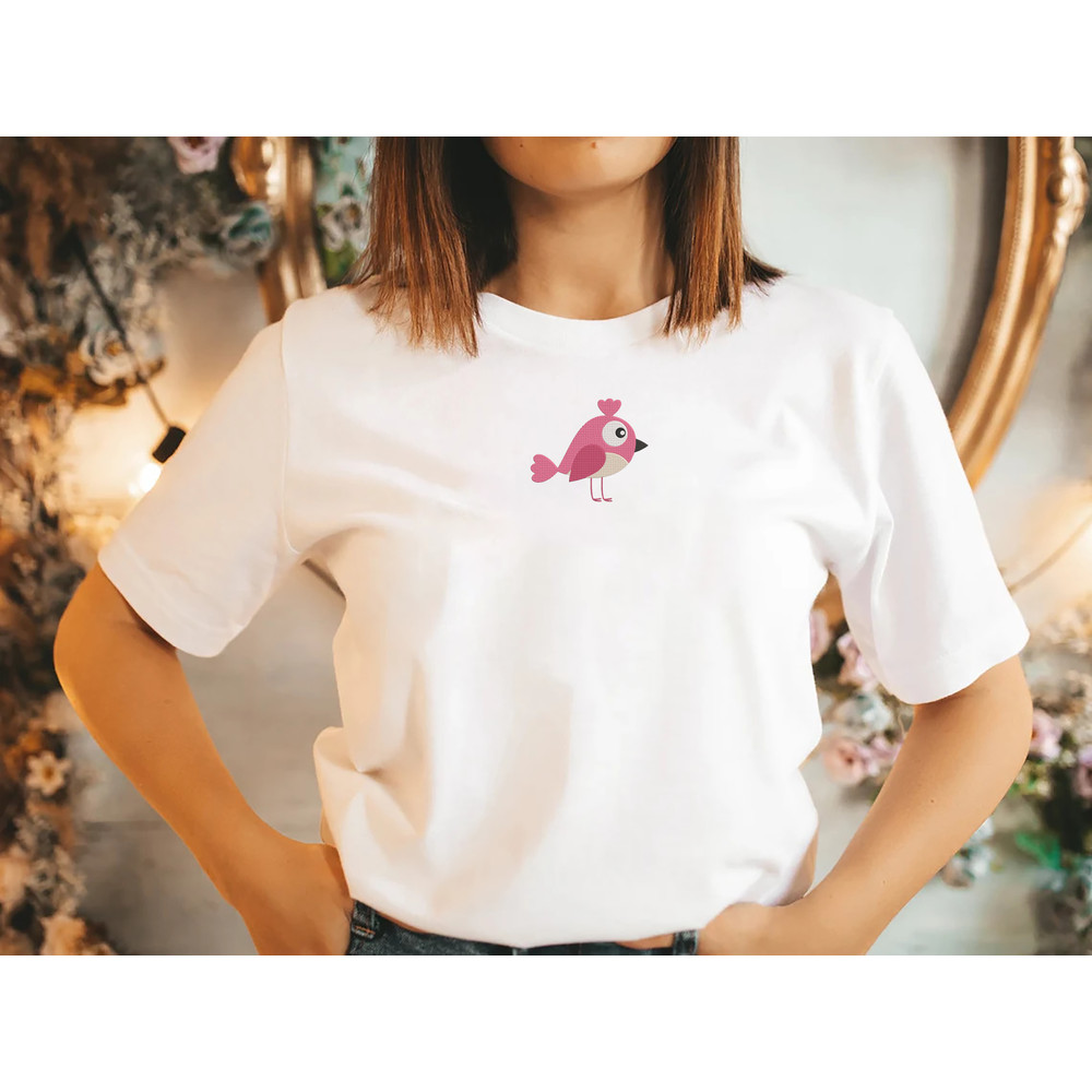 Bird Embroidery Elegant And NatureInspired Design For Graceful Crafting Available Size In 2 3 4 5 6 8 Inches 1