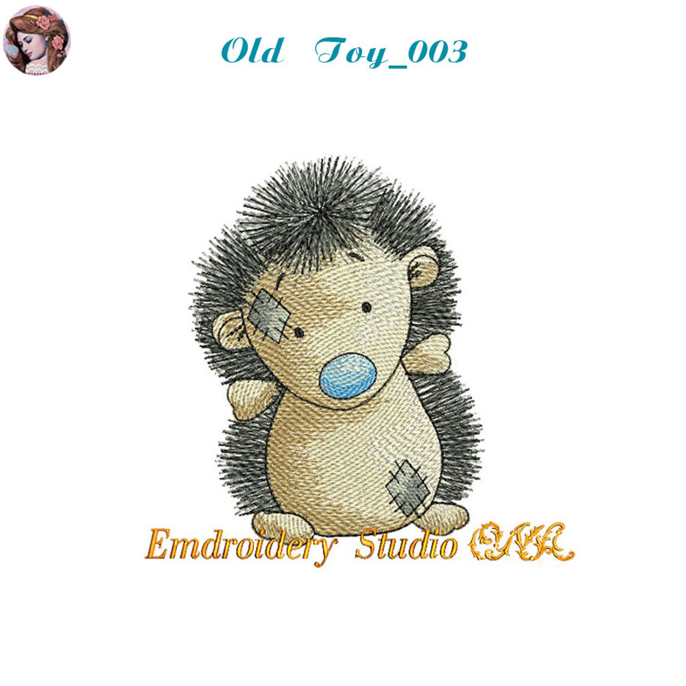 Machine Embroidery Design Children Old Toy 003 Sizes 2 Embroidery Hedgehog Hedgehog Digital Product 0