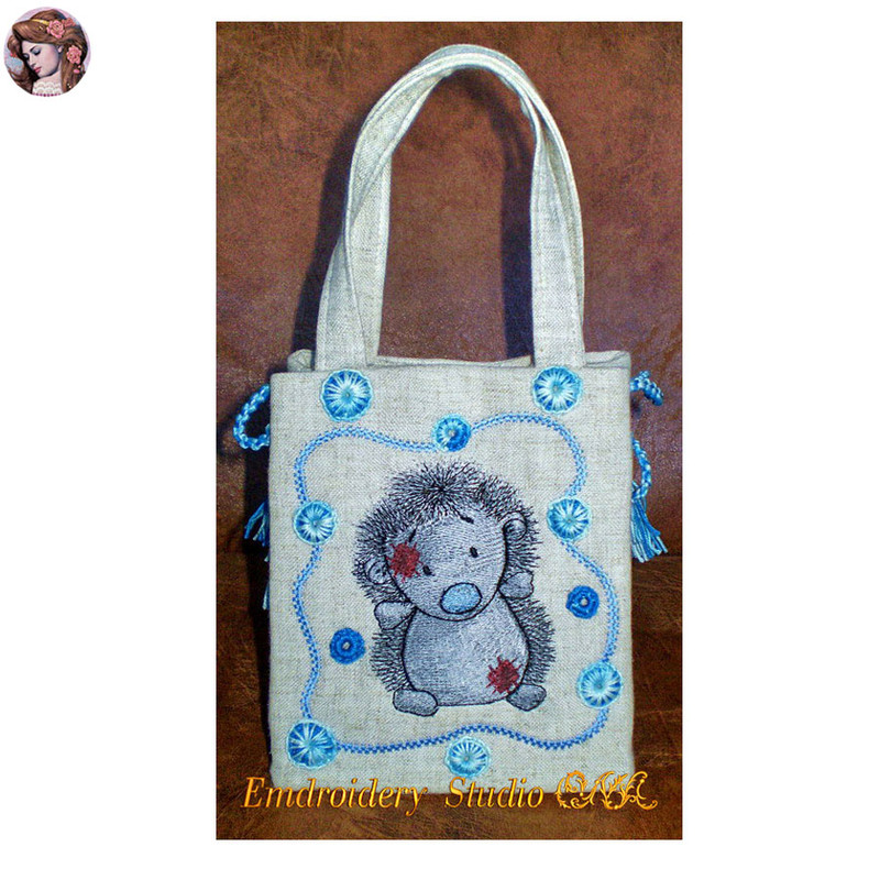 Machine Embroidery Design Children Old Toy 003 Sizes 2 Embroidery Hedgehog Hedgehog Digital Product 2