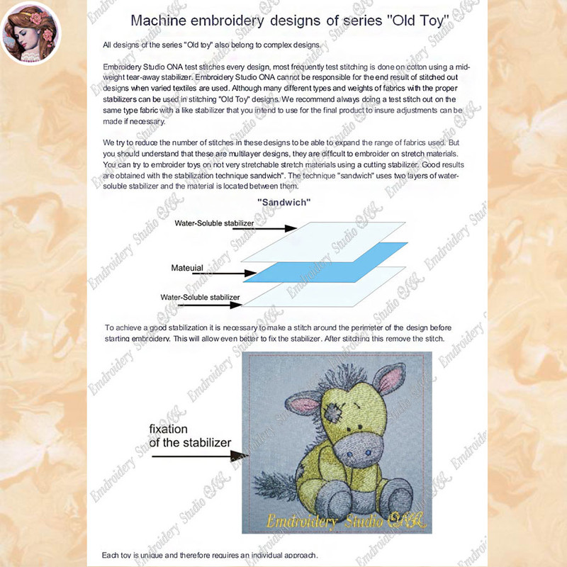 Machine Embroidery Design Children Old Toy 005 Sizes 2 Embroidery Mouse Mouse Digital Product 4