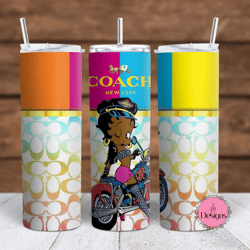 Rainbow Coach & Tinkerbell Sublimation tumbler wraps 30oz Straight,20oz Straight &20oz Tapered wraps included PNG