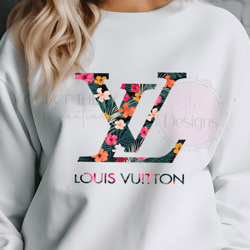 Designer Louis Vuitton Tropical Logo Design- Sublimation PNG 300dpi
