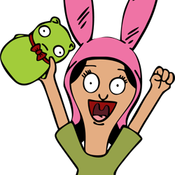 bobs burger - louis png and svg included