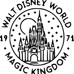walt disney world 1971 magic kingdom svg and png