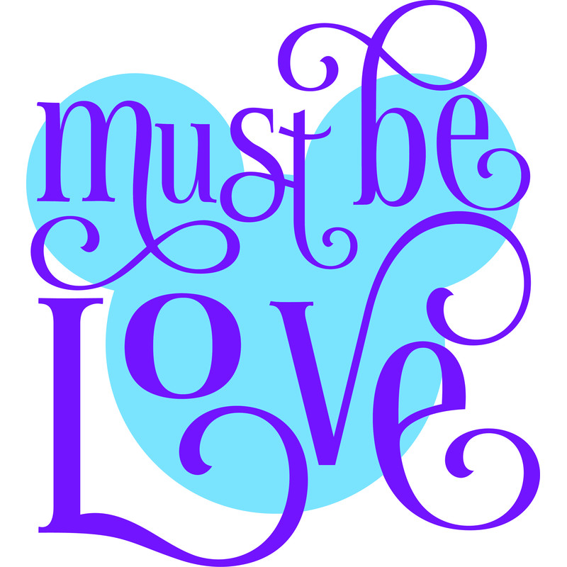 Disney Mickey Mouse Must Be Love SVG And PNG 0