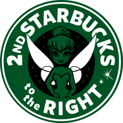 starbucks tinkerbell 2nd starbucks on the right svg & png included