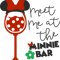 Minnie Mouse Disney Meet Me At The Minnie Bar SVG PNG Included 0