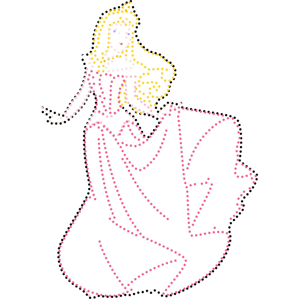 Sleeping Beauty Aurora RHINESTONE Sublimation Cricut SVG And PNG Included 0