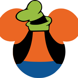 disney - mickey mouse minnie mouse head shape goofy svg and png included