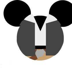 disney - mickey mouse minnie mouse head shape han solo star wars svg and png included