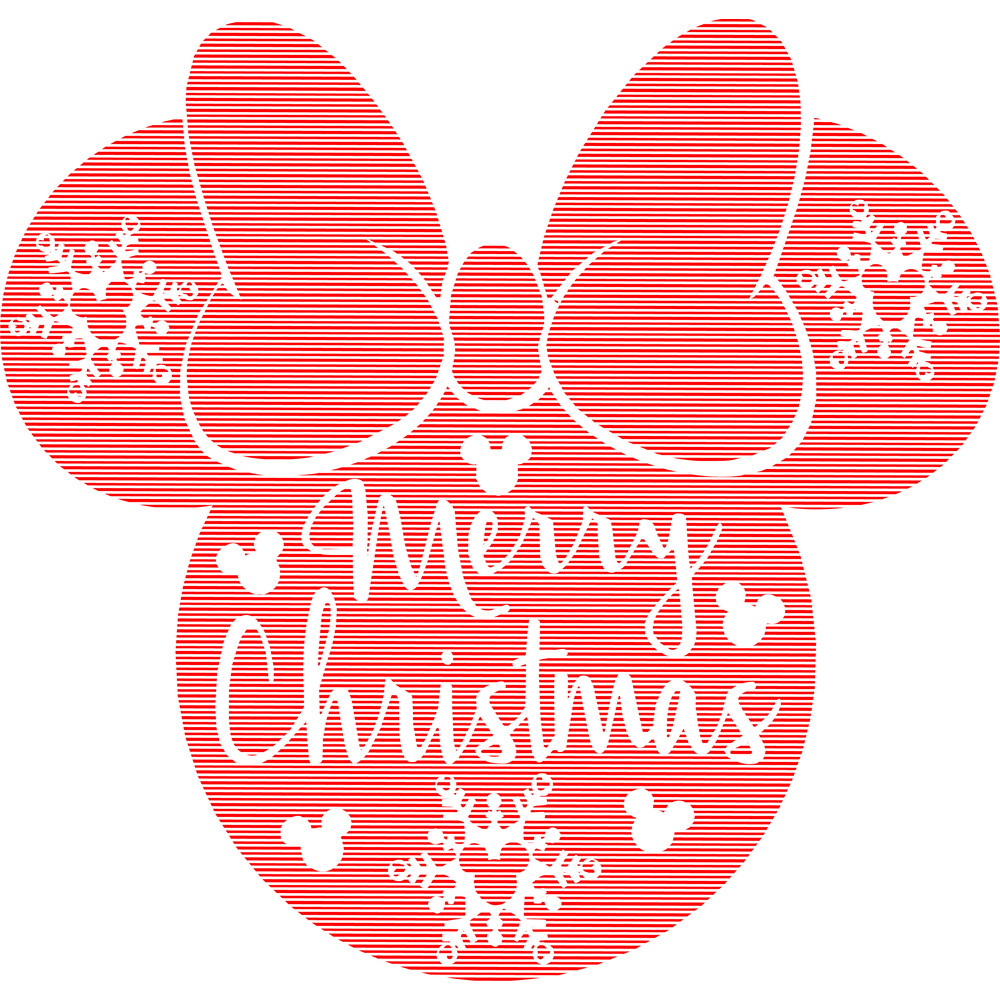 Disney Christmas Engraving Designs Merry Christmas Mickey And Minnie Sublimation LaserCricut SVG DX 1