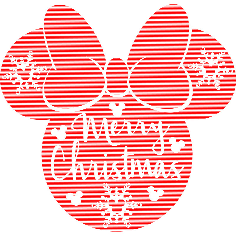 Disney Christmas Engraving Designs Merry Christmas Mickey And Minnie Sublimation LaserCricut SVG DX 1