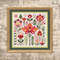 Cross Stitch Pattern Summer Flowers Trending Pattern Easy Instant Download PDF 3