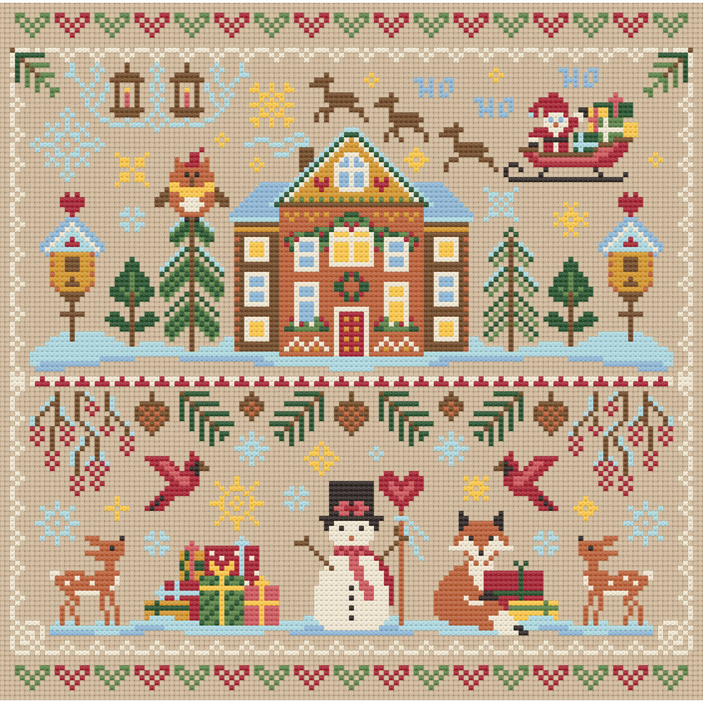 Cross Stitch Pattern Waiting For Christmas Trending Pattern Easy Instant Download PDF 5