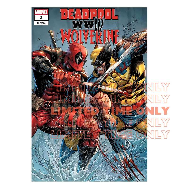 Deadpool PNG File Wolverine Marvel SublimationWades World Digital File 0