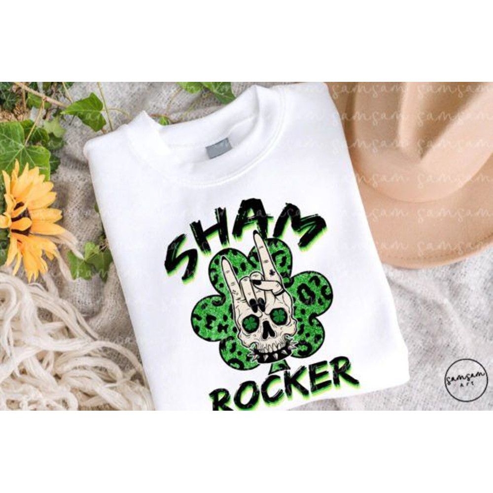 Shamrock St Patricks Day Funny Png Digital Files Sublimation Dtf 0
