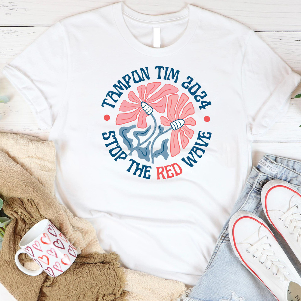 Tim Walz Tampon Vote Blue Madam President Kamala Harris Harris Walz 2024 PNG  Kamala Harris SVG 0