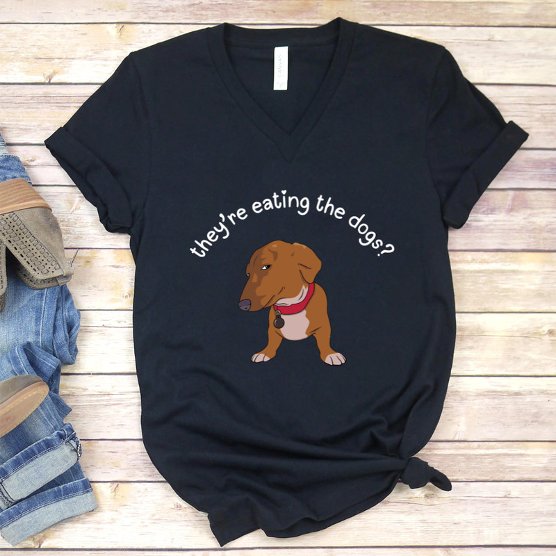 Theyre Eating The Dogs Funny Trump Kamala Harris Debate Election 2024 Dog Lover 2 PNG 0