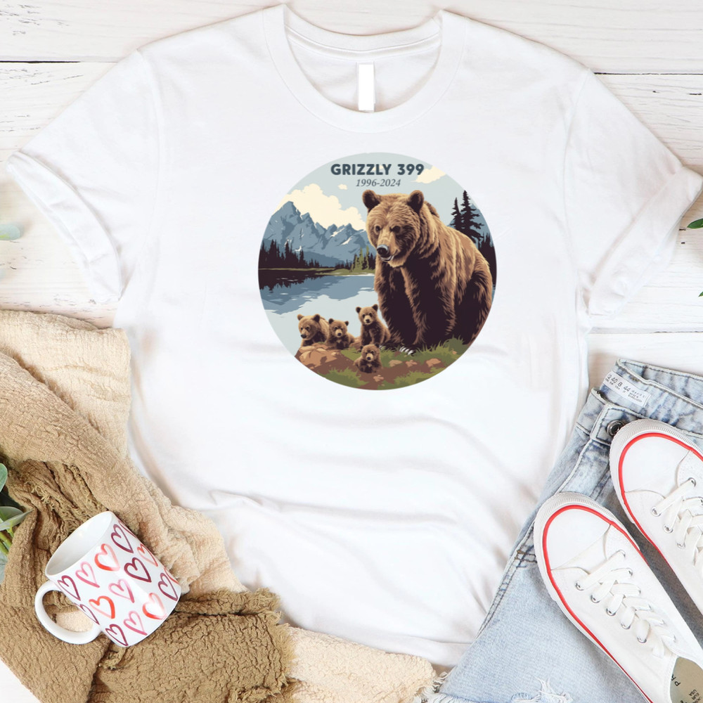 Grizzly 399 In Memory Of Bear 399 Mama Forever Queen Of The Tetons National Park PNG 0